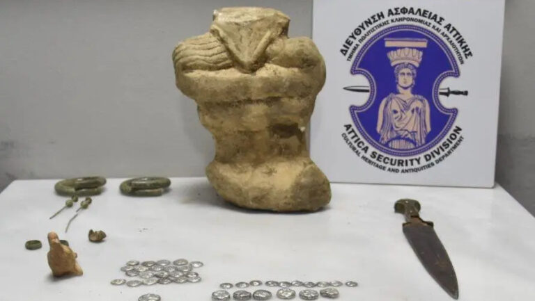 Ancient Coin Smuggler Arrested in Evia with Alexander the Great Tetradrachm