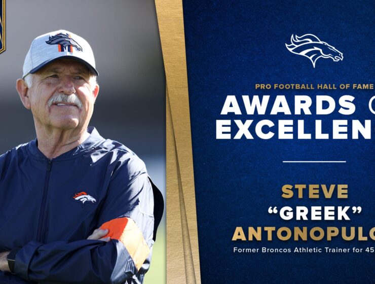 Steve 'Greek' Antonopulos honored as Pro Football Hall of Fame Awards of Excellence recipient