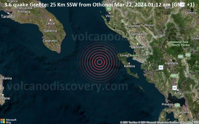 4.7 Richter scale earthquake off Corfu