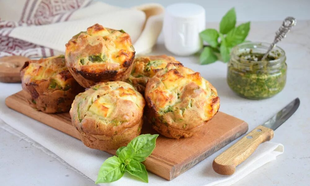 Spinach and potato muffins fasting