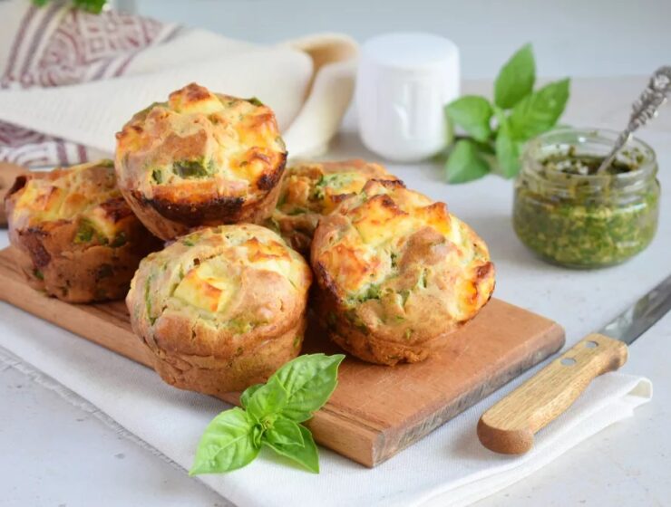 Spinach and potato muffins fasting