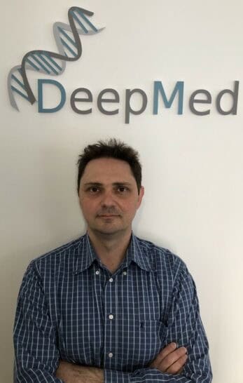 The founder of DeepMed IO, Konstantinos Vougas