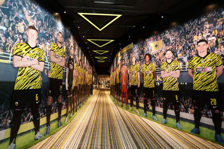 AEK celebrates another great moment in the team's 100-year history with the opening of its Museum in New Philadelphia at OPAP Arena