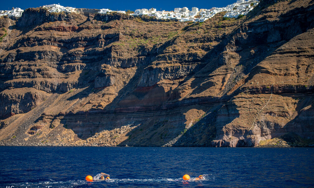 1 Santorini Experience Swimming by Elias Lefas