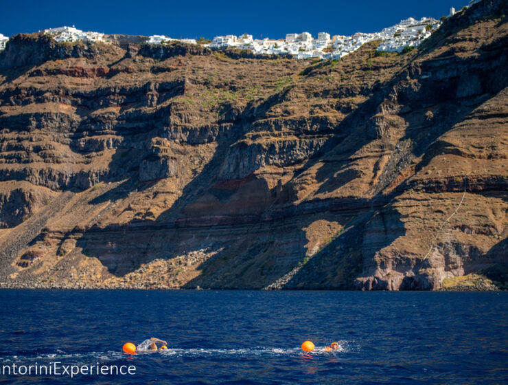 1 Santorini Experience Swimming by Elias Lefas