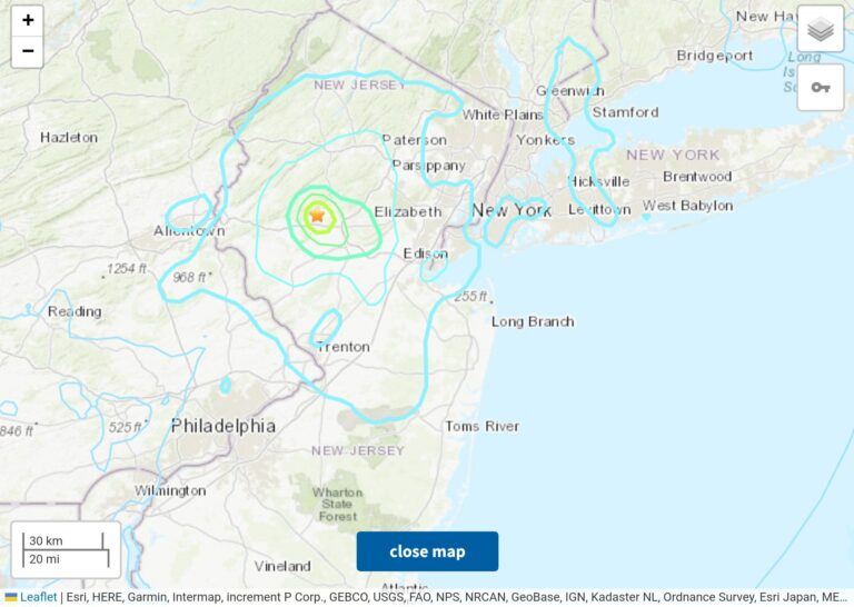 Magnitude 4.7 earthquake hits New York City region, USGS says