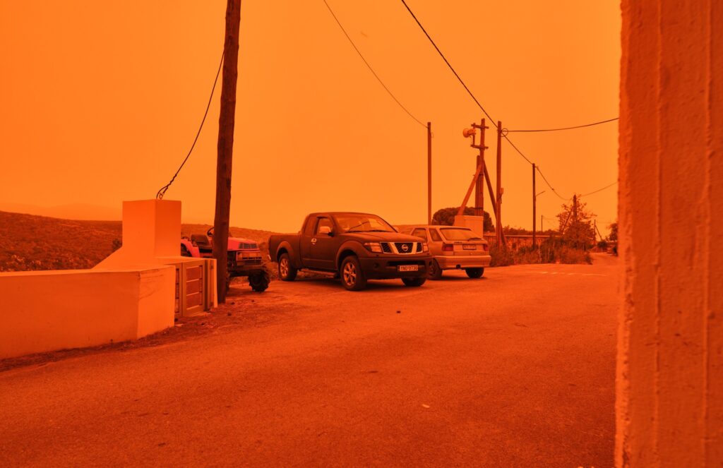 Kythera Struck by Apocalyptic Sahara Dust Storm