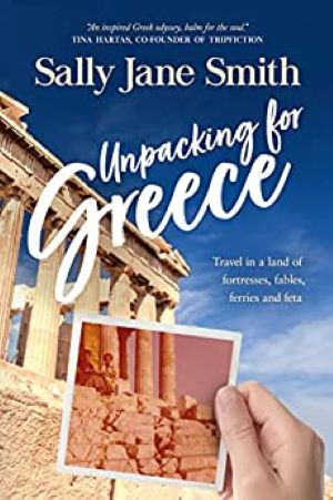 Cover Image Unpacking for Greece by Sally Jane Smith