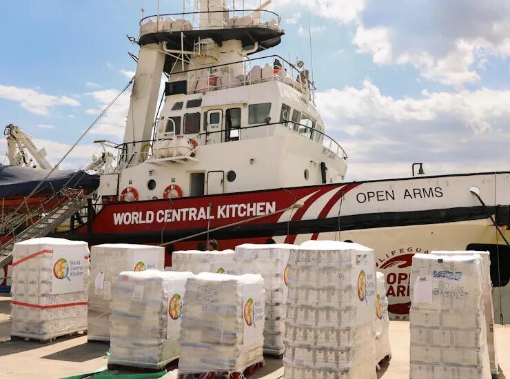 "Cypriot Officials Report 240 Tons of Humanitarian Aid Chartered by World Central Kitchen Turned Back en Route to Gaza Strip"
