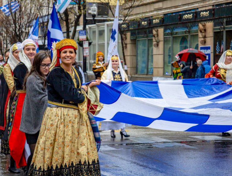 Greek Independence Day parade in Chicago yesterday!