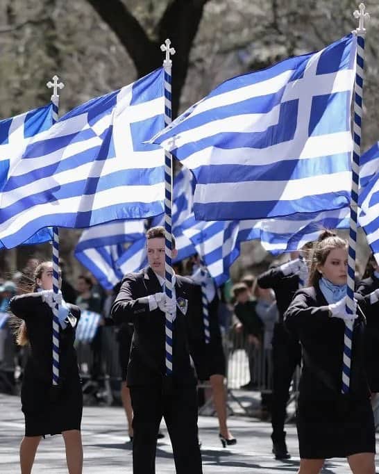Today #NYC celebrates the 85th annual Greek Independence Day Parade along 5th Avenue