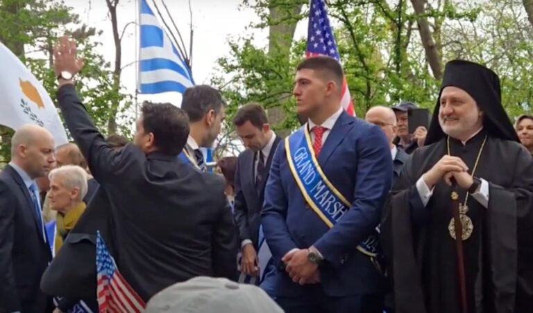 NFL Star George Karlaftis Grand Marshal of Greek Independence Day Parade in New York City