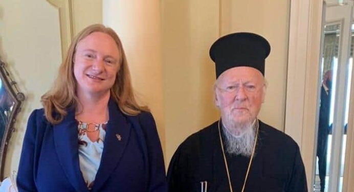 Australia's Ambassador to Greece Meets with Ecumenical Patriarch Bartholomew