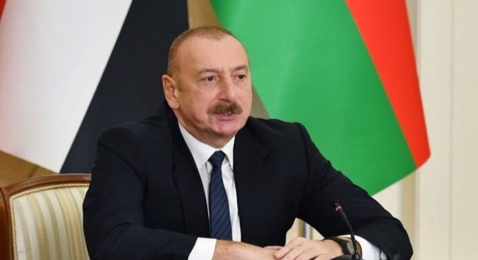 Aliyev blamed France, India, and Greece for arming Armenia.