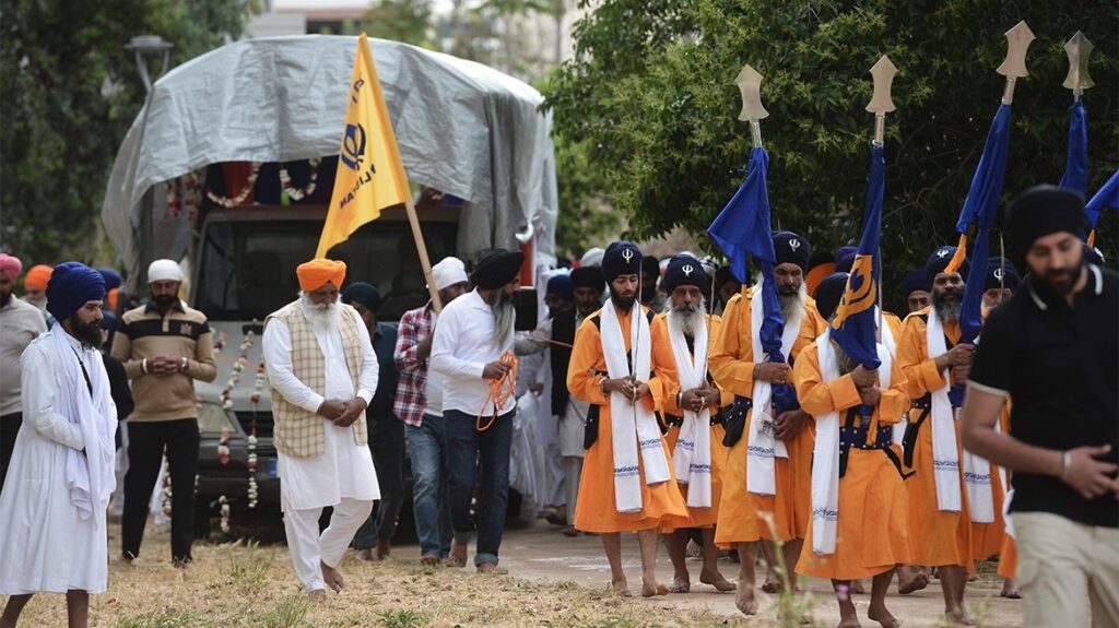 Khalistani in Athens May 4 2024 Indian