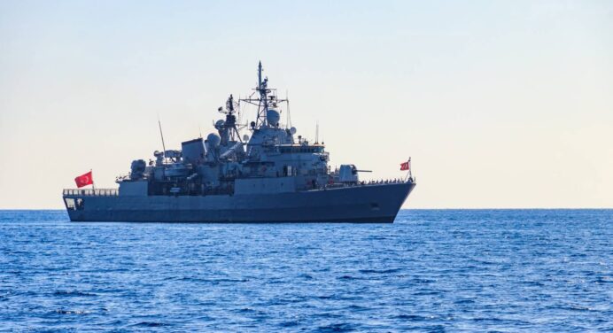 Greek Navy vigilant during massive Turkish military exercise