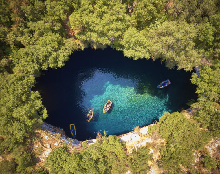 Melissani Lake Cave Kefalonia