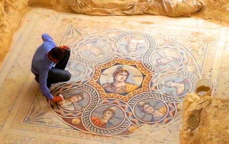 Three Stunning Ancient Greek Mosaics Unearthed in Eastern Turkey