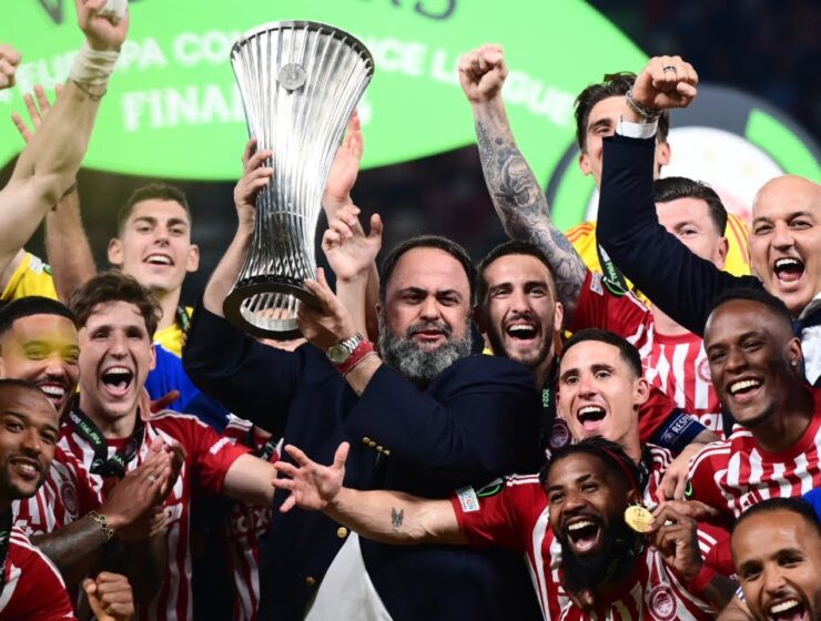Marinakis' Victory Speech as Olympiacos Makes European History: “Long live Greece, long live Olympiacos, long live our Piraeus” [video]
