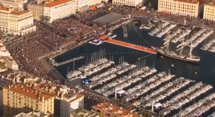 Olympic Flame: Thousands Welcome It in Marseille - Watch the Impressive Ceremony Live