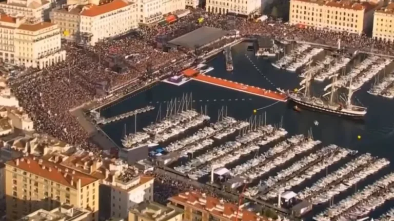 Olympic Flame: Thousands Welcome It in Marseille - Watch the Impressive Ceremony Live