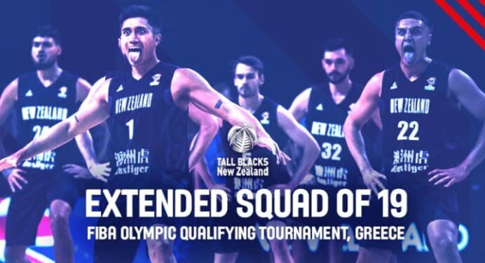 New Zealand's Tall Blacks Squad Announced for Pre-Olympic Tournament