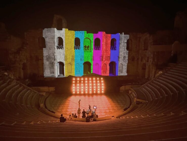Coldplay Shoots New Music Video at the Ancient Odeon Herodion Atticus in Greece