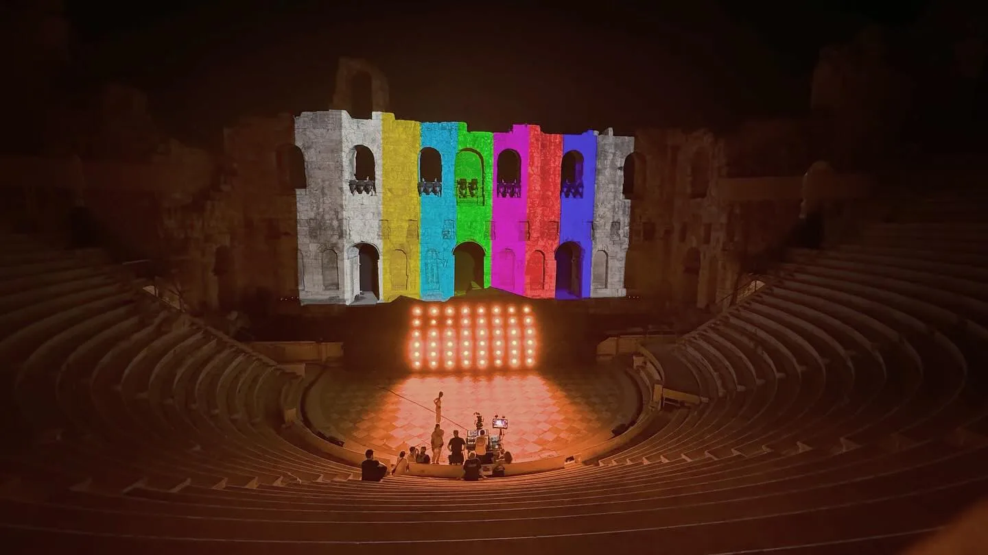 Coldplay Shoots New Music Video at the Ancient Odeon Herodion Atticus in Greece