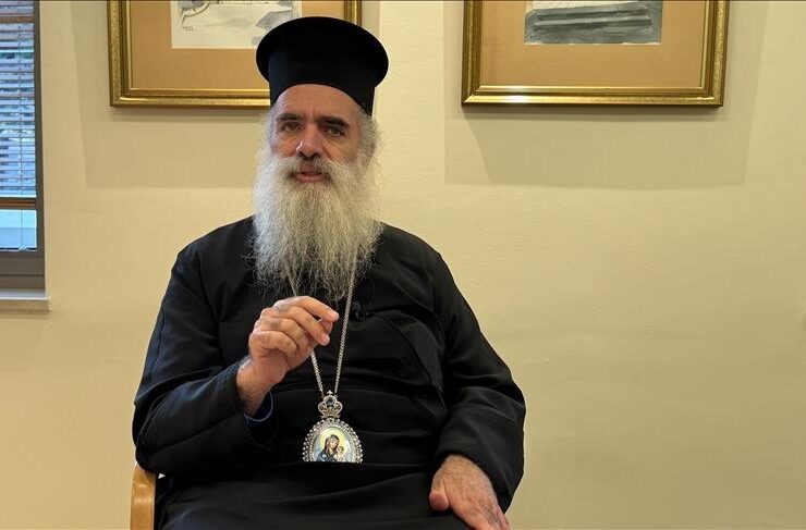 "Greek Orthodox Archbishop Atallah Hanna Urges Global Action on Gaza Crisis"
