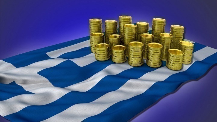 Greece flag RRF money