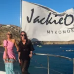 Jackie 'O' Henderson finally visits world-famous Mykonos club that shares her name