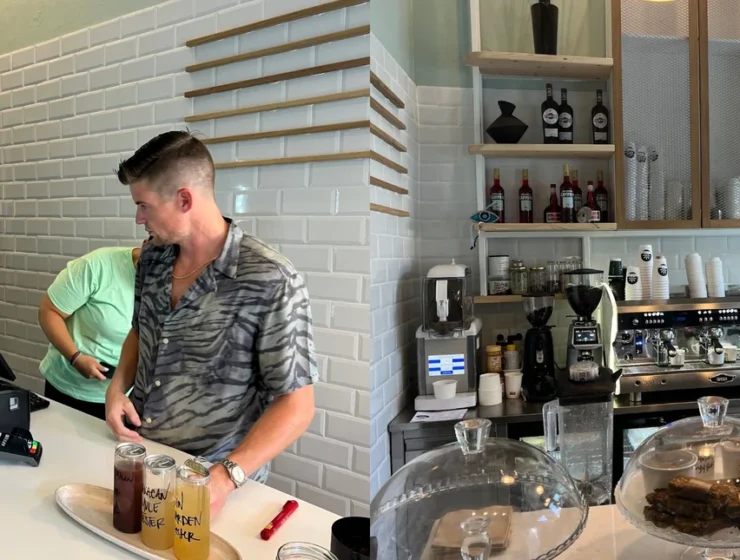 Tyler Macbeth at the "Pura Vita" store, by Stefanos Kasselakis, in Spetses / Photos: Google reviews Πηγή: iefimerida.gr - Kasselakis owns a coffee shop in Spetses and evaluates it on Google: "I highly recommend it" - Party on social media -