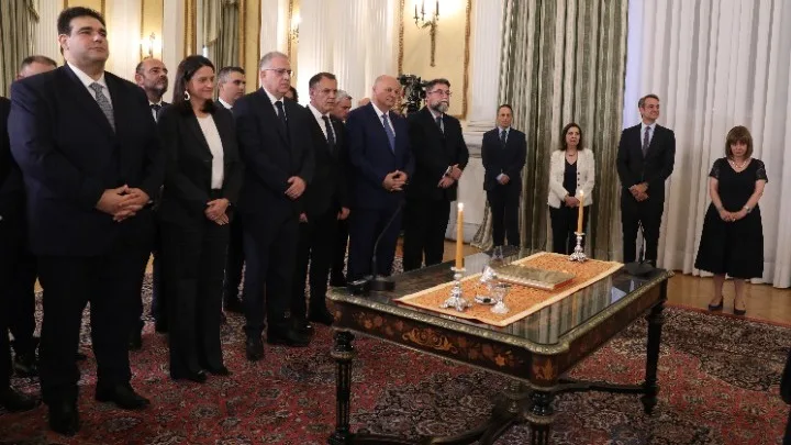 New ministers were sworn in on Friday at the Presidential Palace, with President of the Hellenic Republic Katerina Sakelaropoulou and Prime Minister Kyriakos Mitsotakis in attendance.