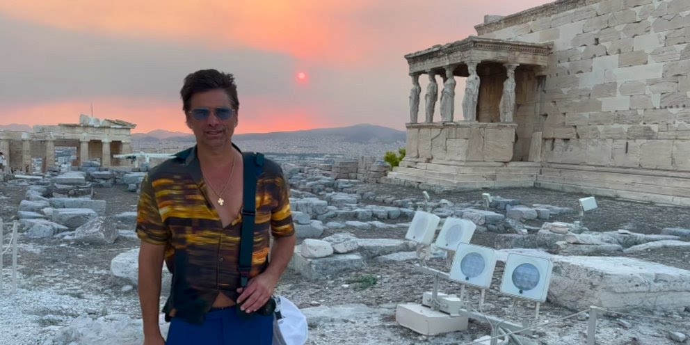 Hollywood actor John Stamos celebrated his name day with a heartfelt Instagram post featuring a stunning Acropolis sunset and a reflection on his Greek heritage.  "In Greece, a name day is more than just a tradition - it's connection, love, and gratitude," Stamos shared, highlighting the importance of family and history in Greek culture.