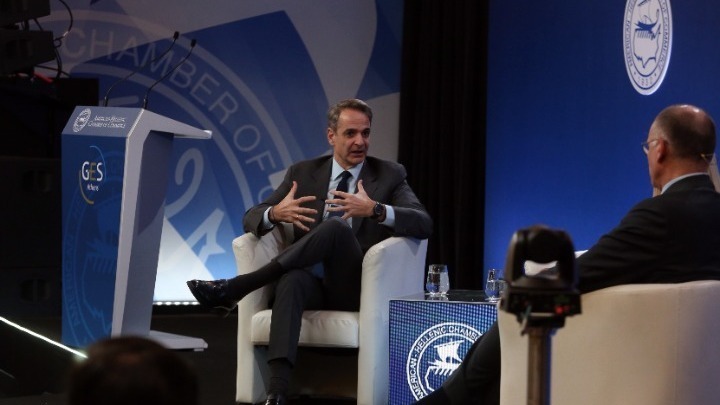 Prime Minister Kyriakos Mitsotakis said in response to a question during an event at the American-Hellenic Chamber of Commerce on Tuesday evening.