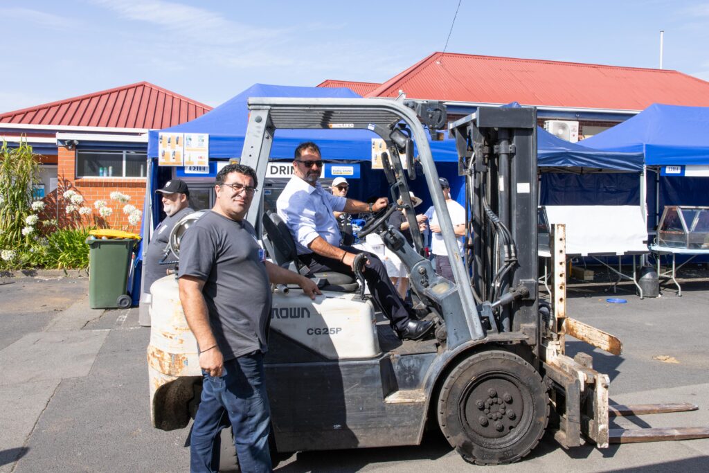 General Manager Emanuel Roussos and President Manoli Kalimnios