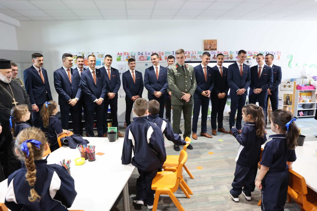 Evzones Inspires Sydney Students in Historic Visit to St Spyridon College in 2025