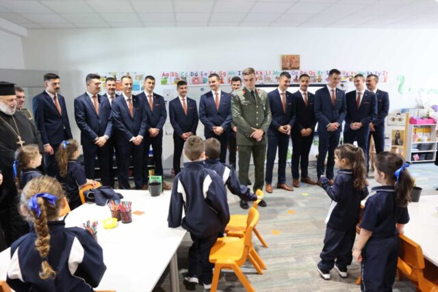 Evzones Inspires Sydney Students in Historic Visit to St Spyridon College in 2025