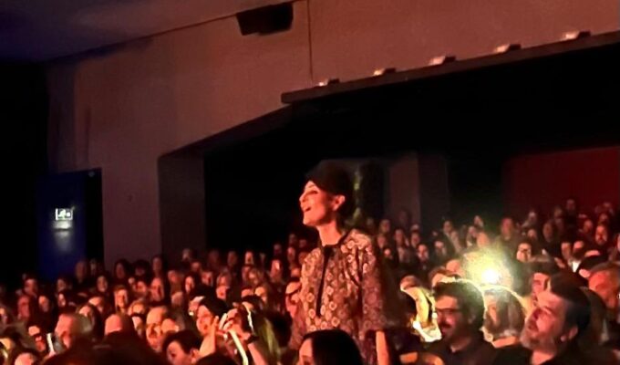 Yannis Parios Enchants at Pallas Theater Concert with Nia Vardalos in Attendance