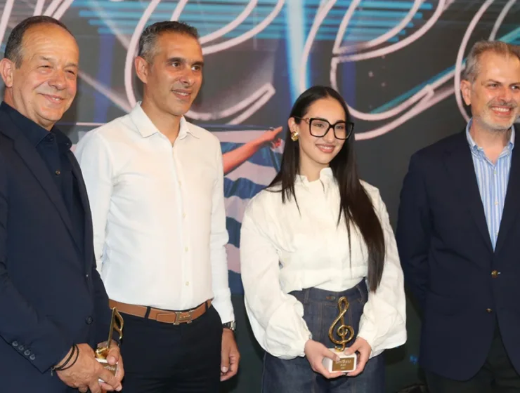 Fokas Evangelinos, Maria Kozakou, George Kapoutzidis, Yannis Papadopoulos and Claudia