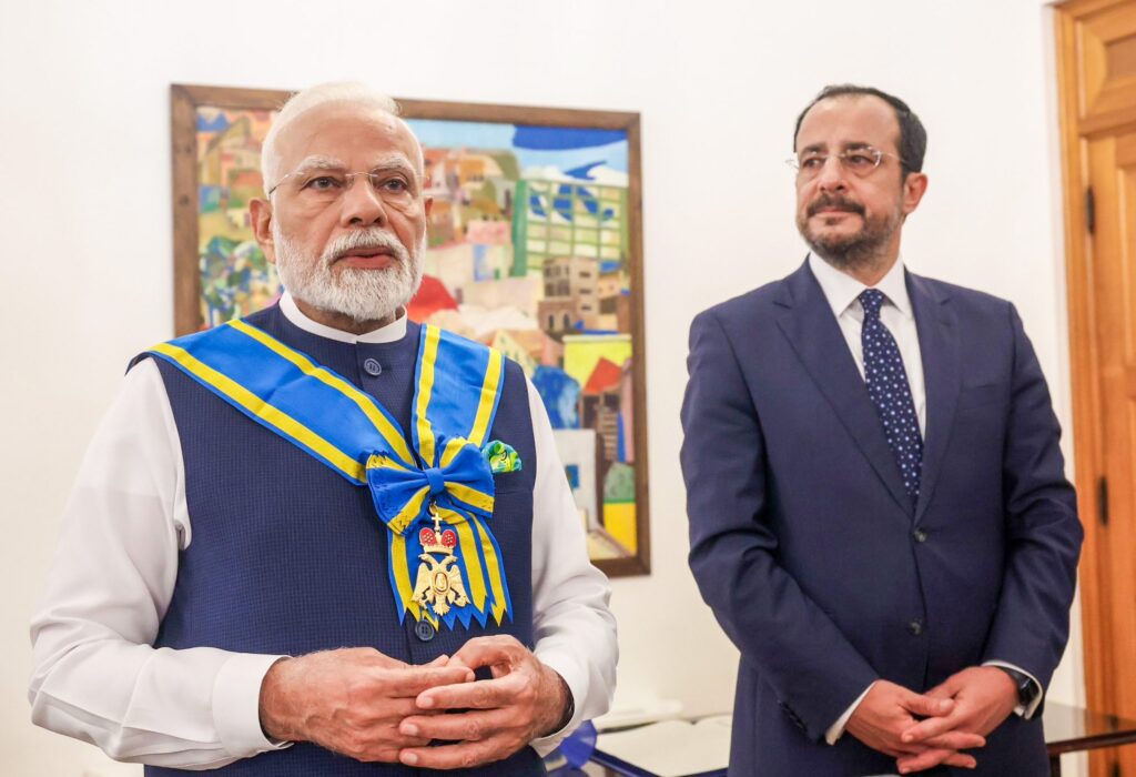 Grand Cross of the Order of Makarios III modi nikos christodoulides
