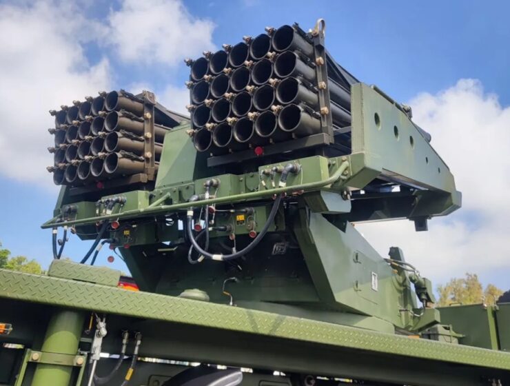 Elbit PULS multiple rocket launcher