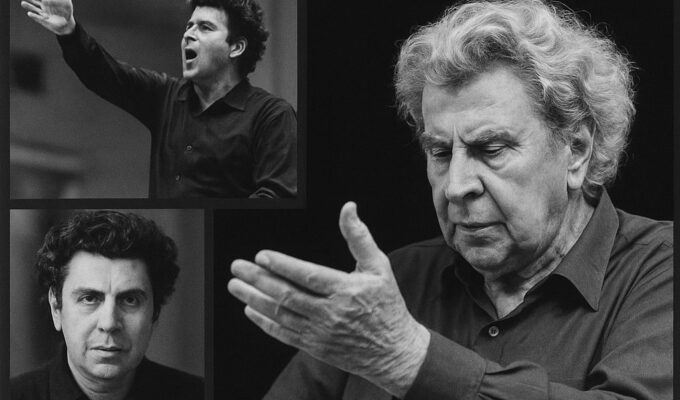 Mikis Theodorakis, the legendary Greek composer whose music captured the heart and soul of the Hellenic spirit