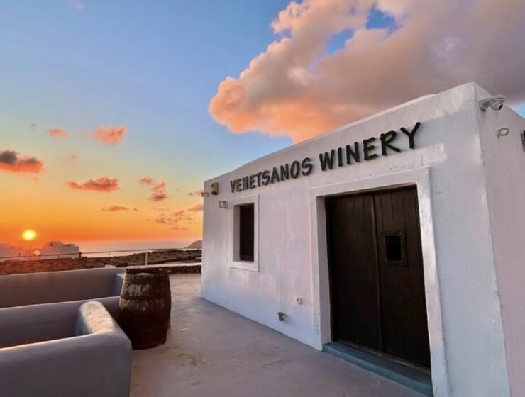 Santorini in a Glass at Venetsanos Winery