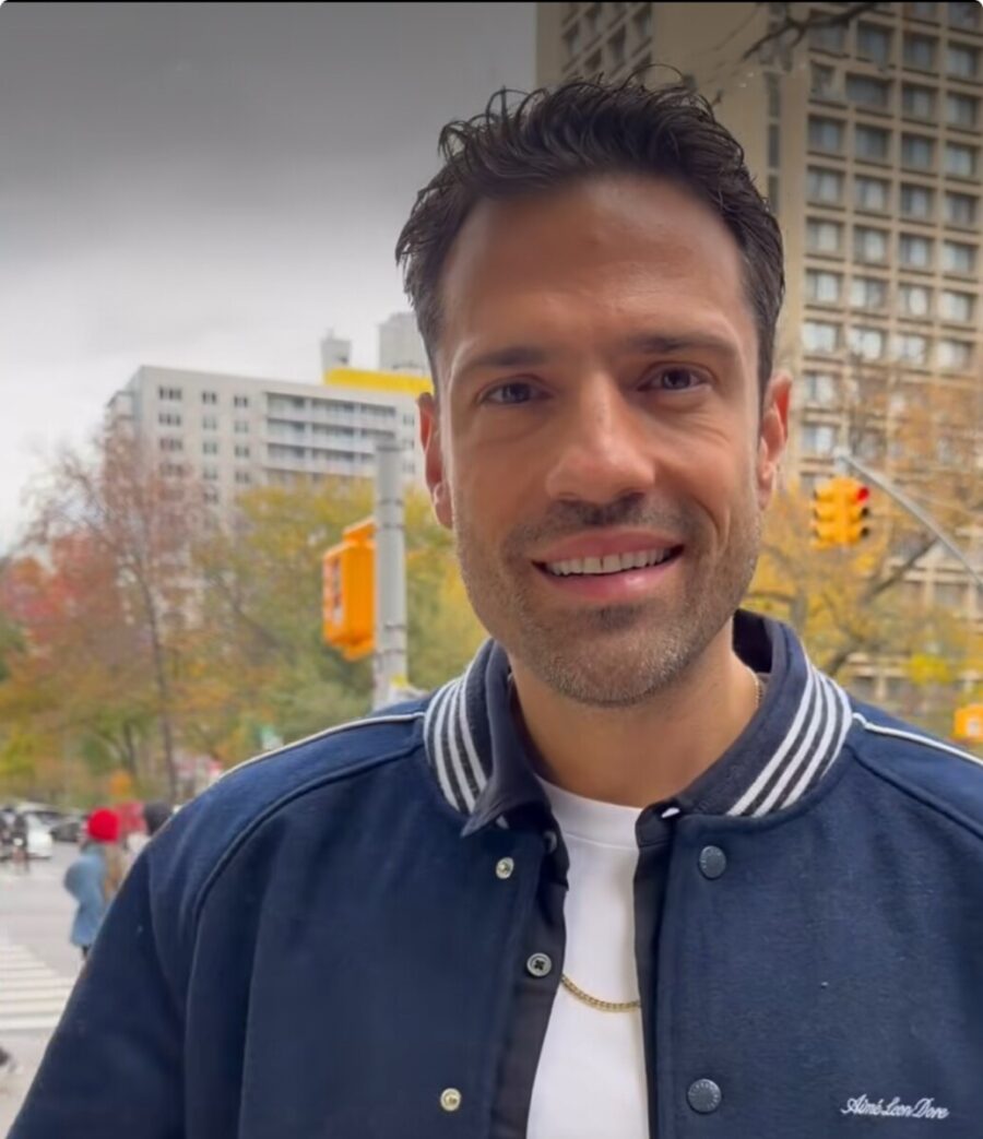 Konstantinos Argiros Serenades NYC Street Interviewer