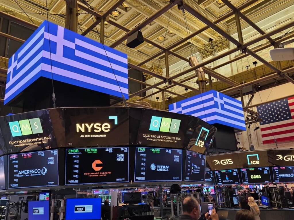 Greek-American Issuer Day, NYSE Greek Day, Invest in Greece, Capital Link Forum, Greece economy, Greek stocks, U.S.-Greece relations, NYSE lighting, Greek investment