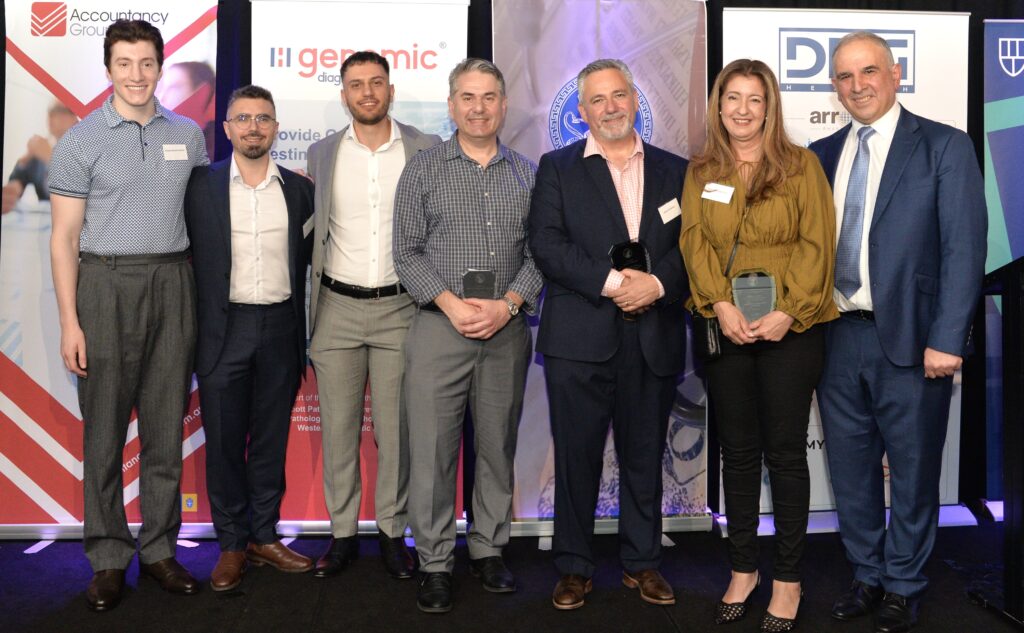 Attendees at Hellenic Medical Society of Australia end-of-year event