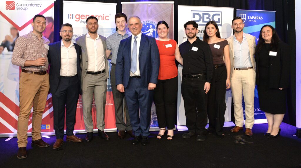 Attendees at Hellenic Medical Society of Australia end-of-year event