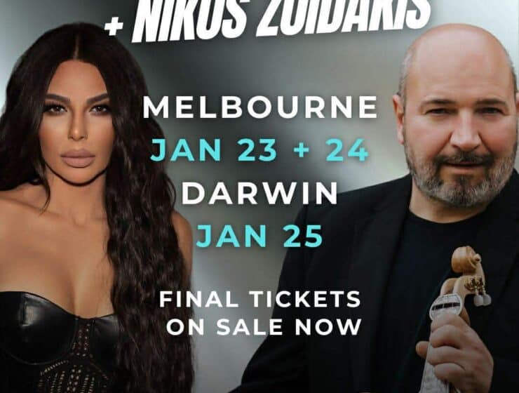 Kelly Kelekidou and Nikos Zoidakis Continue Australian Tour with Melbourne and Darwin Concerts