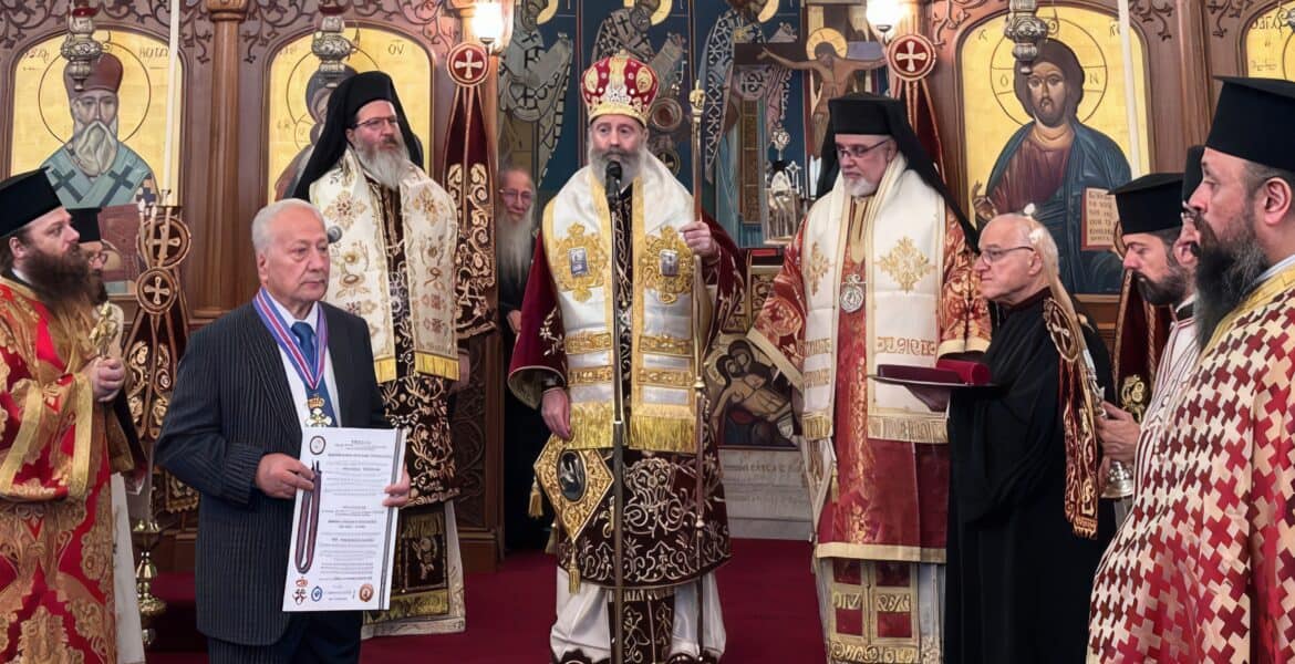 Athanasios Limnios at community event